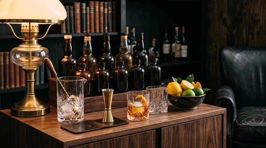 El bar de casa: doce botellas, treinta copas